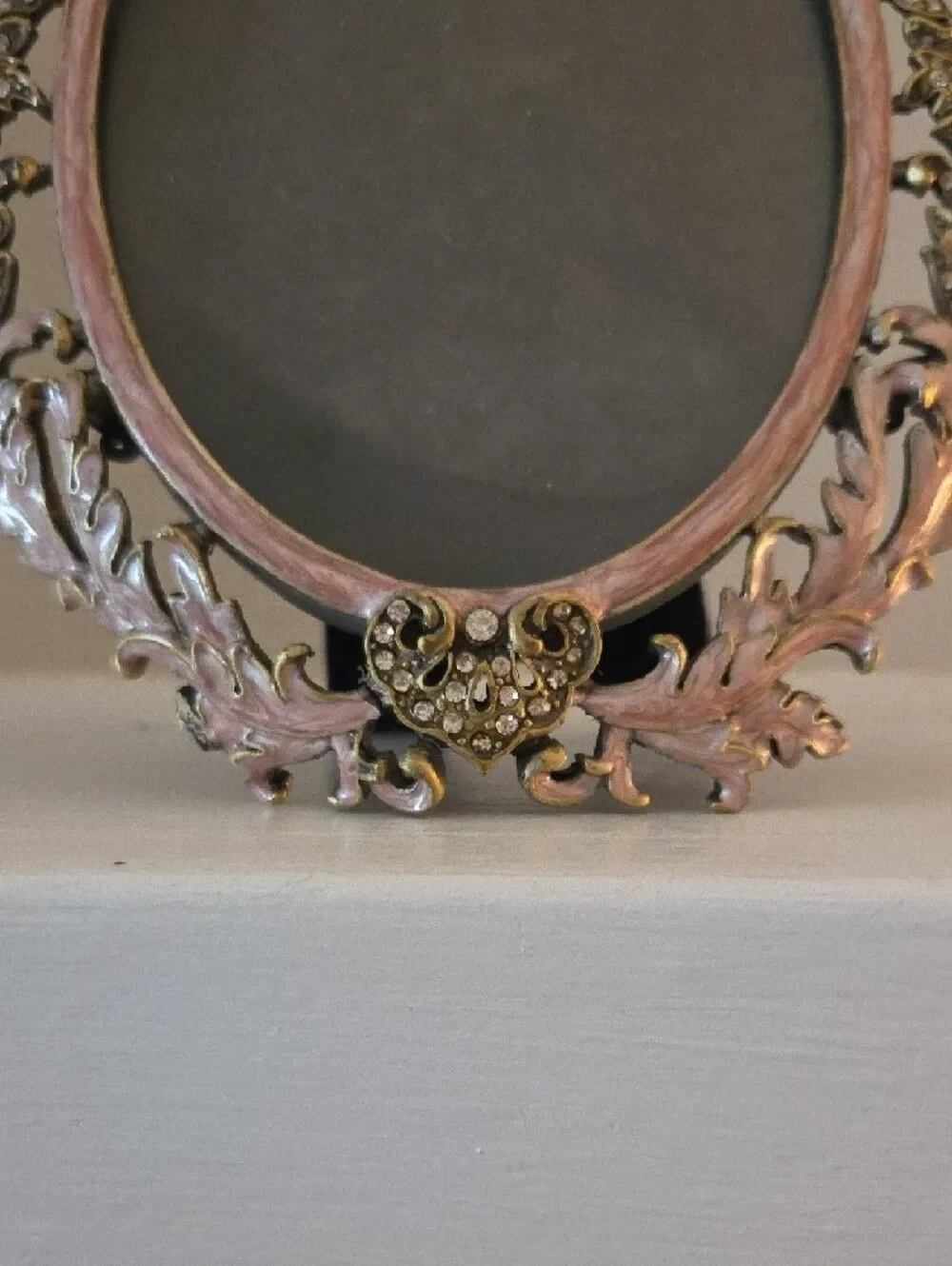 Ornate Oval Decorative Photo Frame